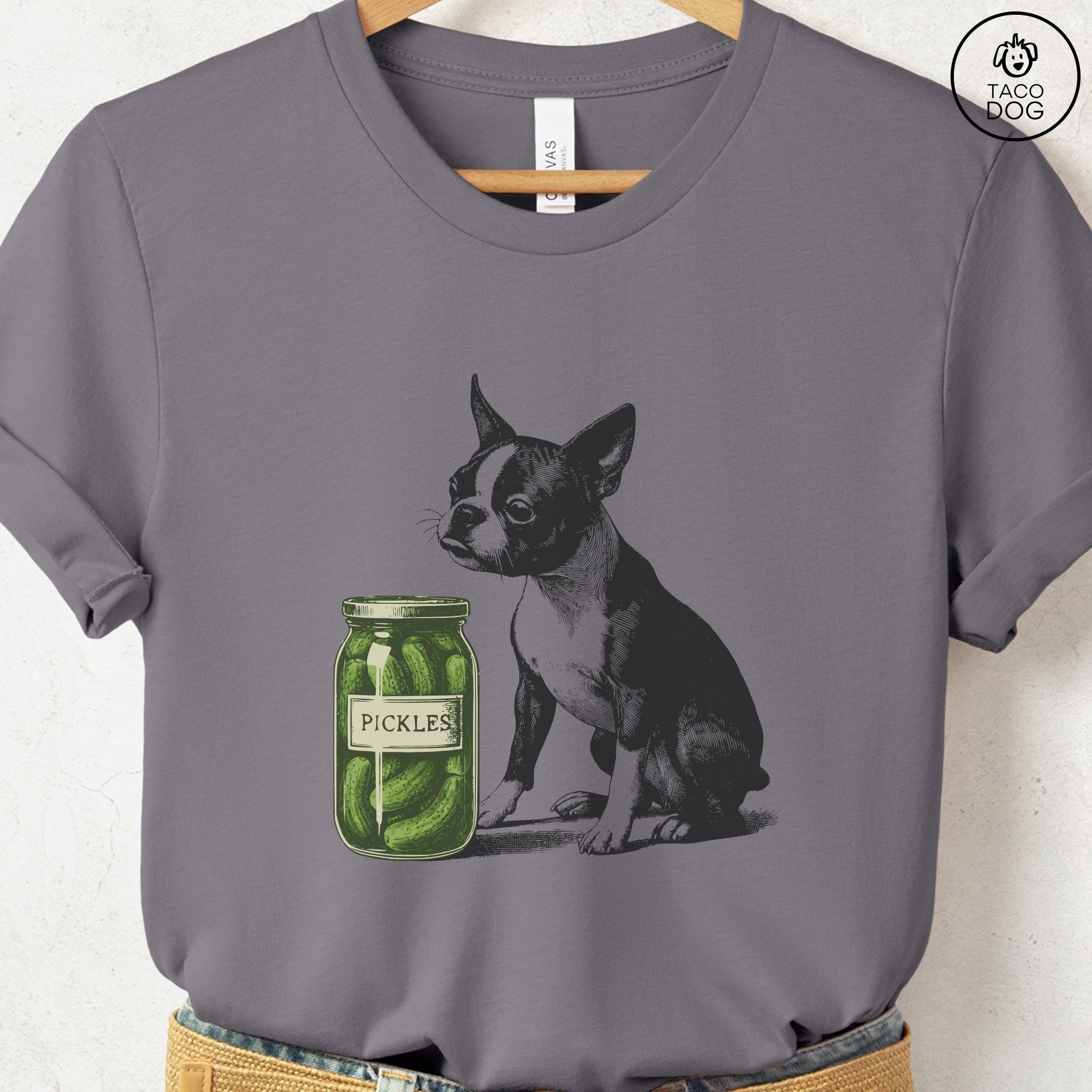 Boston Terrier Pickles T-Shirt