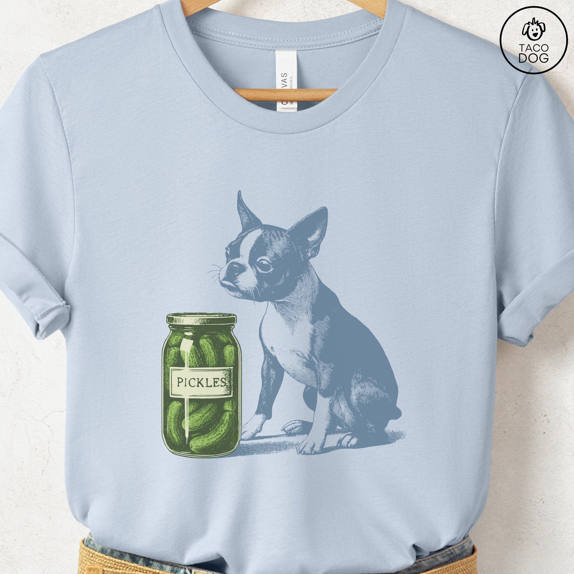 Boston Terrier Pickles T-Shirt