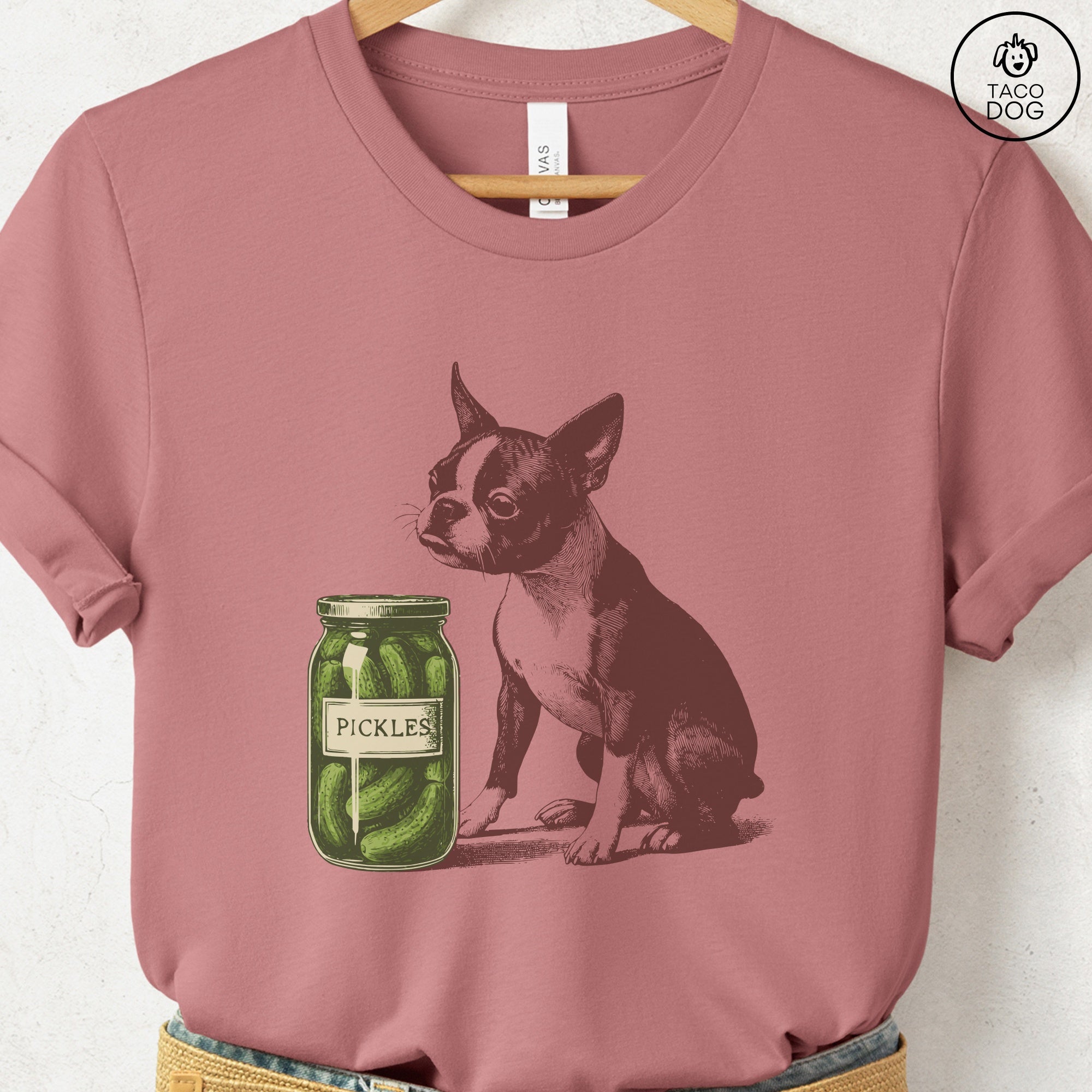 Boston Terrier Pickles T-Shirt