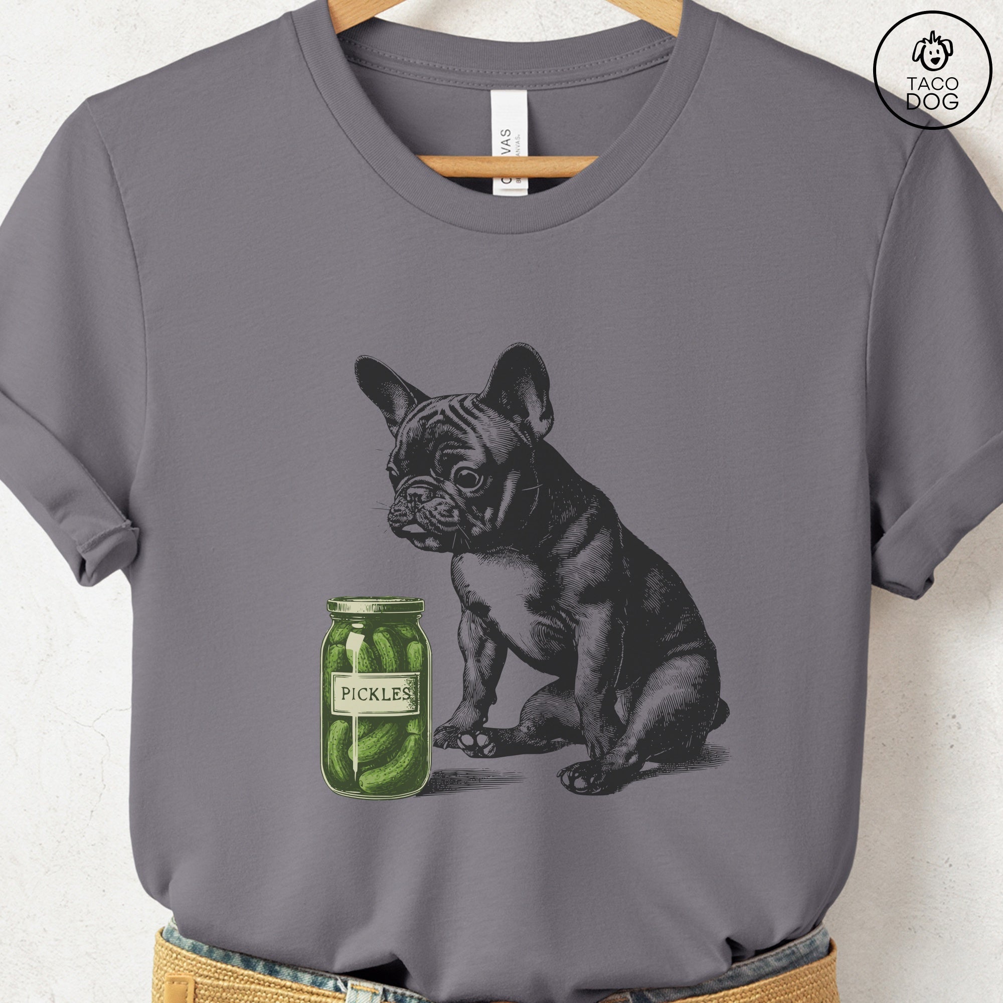French Bulldog Frenchie Pickles T-Shirt