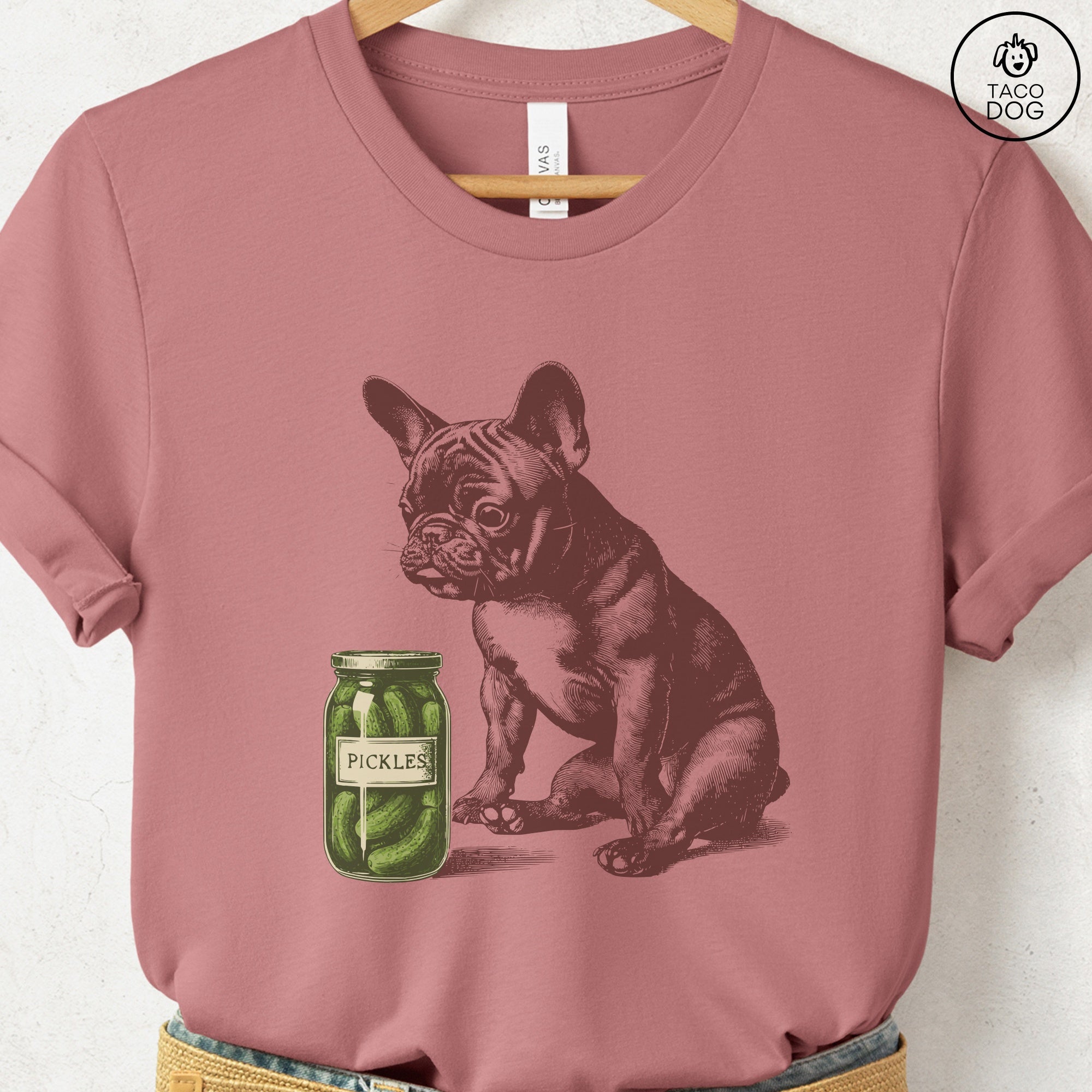 French Bulldog Frenchie Pickles T-Shirt