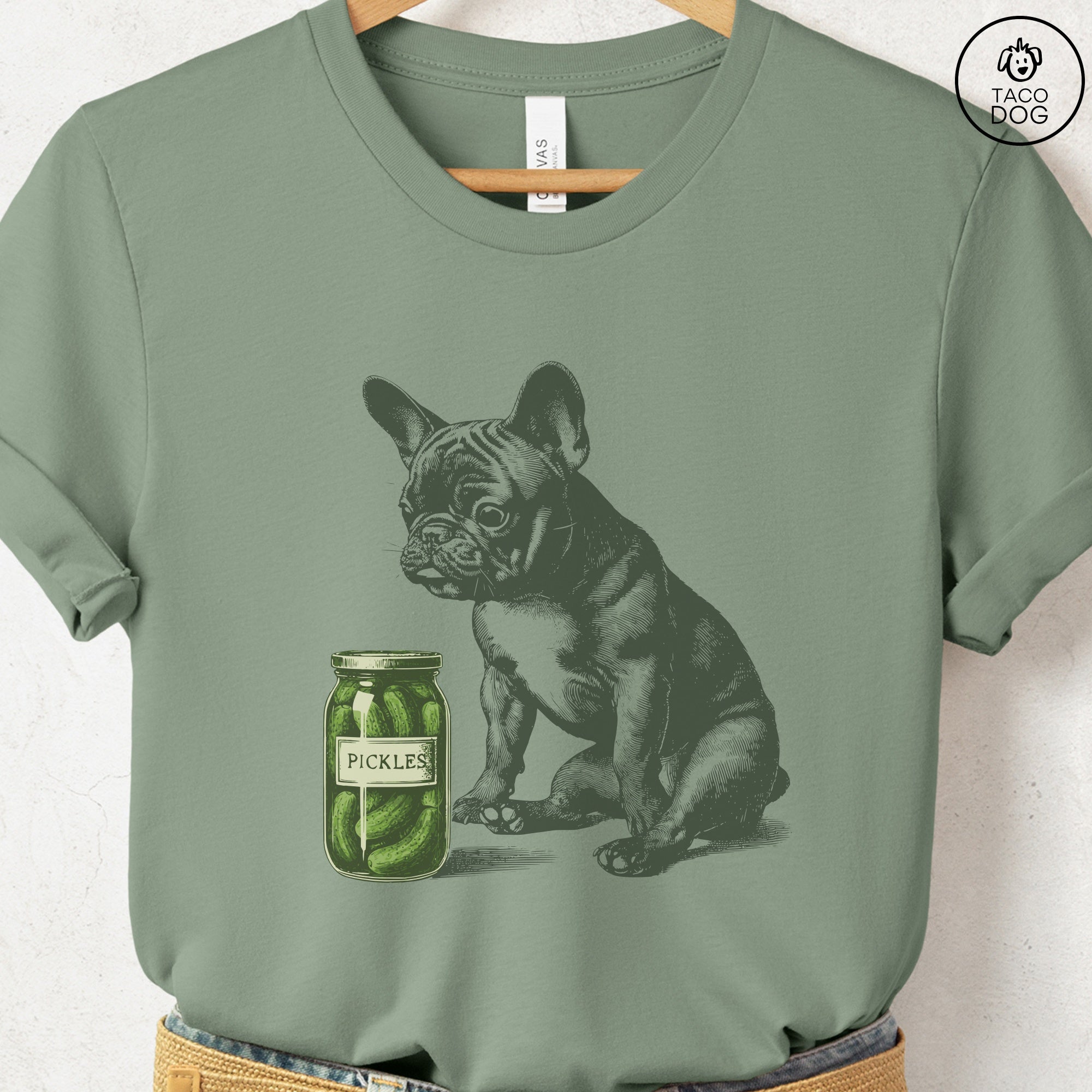 French Bulldog Frenchie Pickles T-Shirt